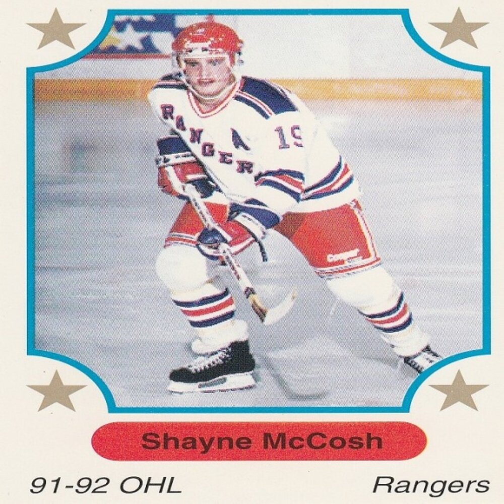 Shayne McCosh - 1991 7th Inning Sketch "Tomorrow's Stars Today" Hockey Card
